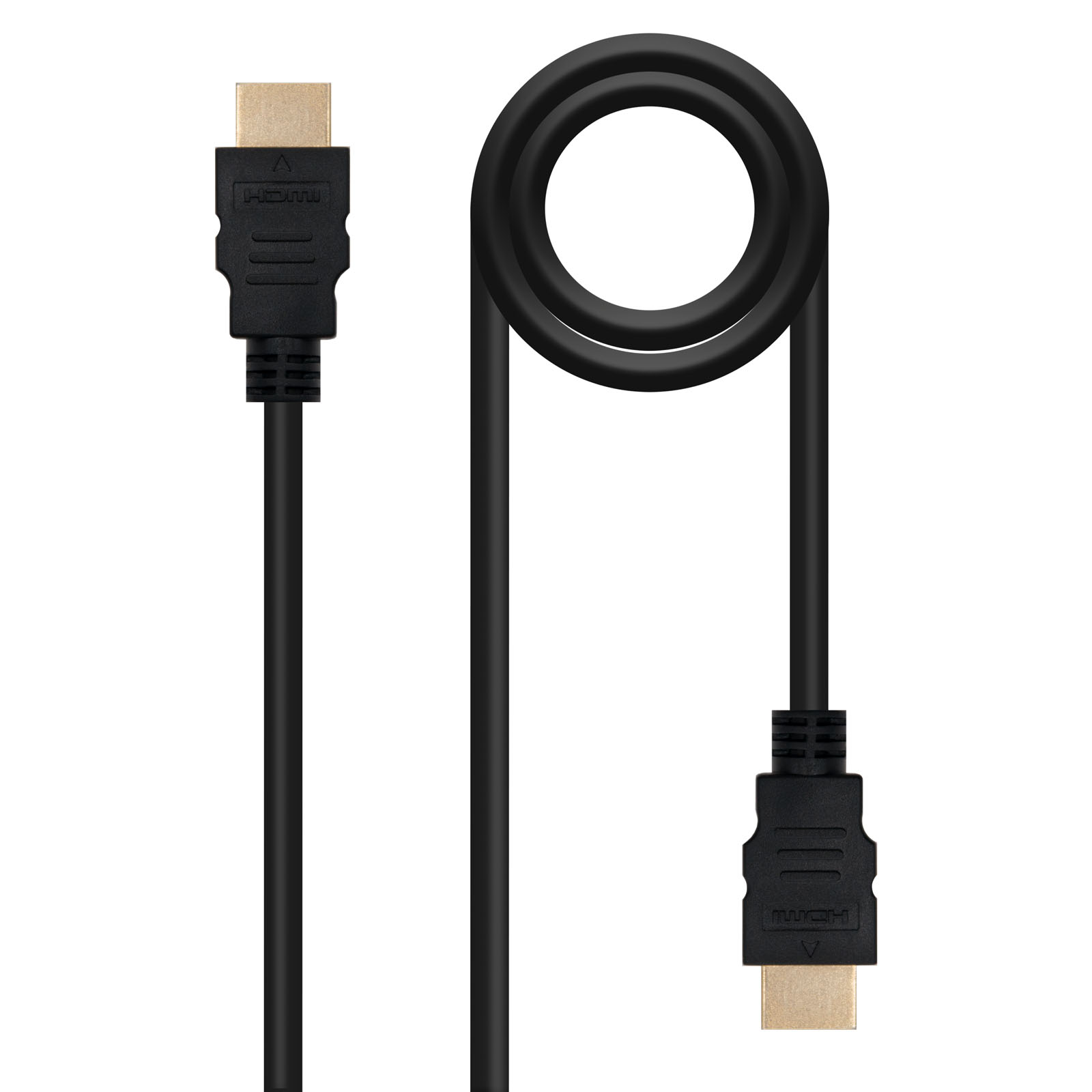 Câble Nanocable HDMI v1.3 Mâle vers HDMI v1.3 Mâle 1m - Couleur Noir