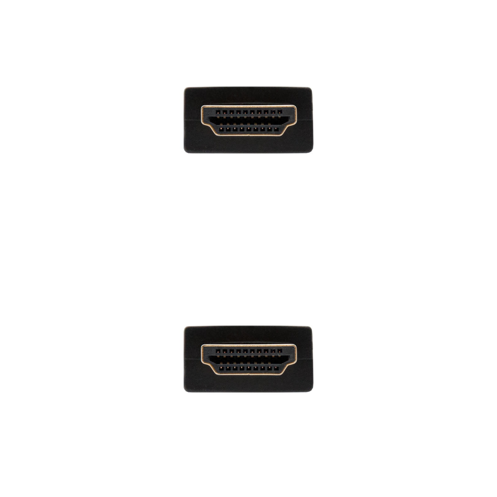 Câble Nanocable HDMI v1.4 avec Ferrite Mâle vers HDMI v1.4 avec Ferrite Mâle 1.80m - Haut Débit - Couleur Noir