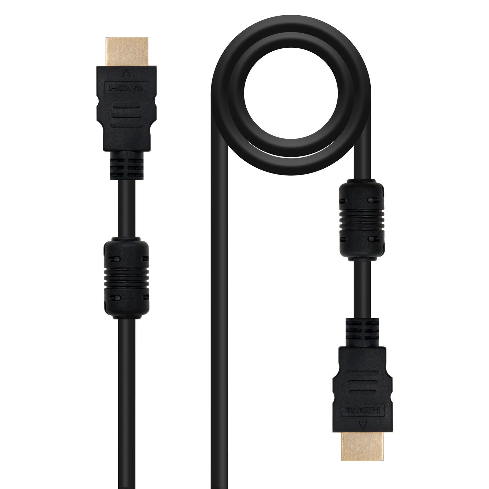 Câble Nanocable HDMI 2.0 AOC 4K Mâle/Mâle 10m Noir