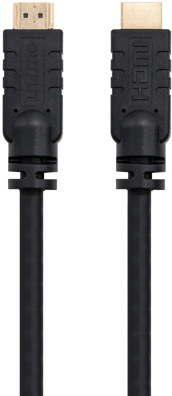 Câble Nanocable HDMI v1.4 avec Répéteur Mâle vers HDMI v1.4 Mâle 20m - Haut Débit - Couleur Noir