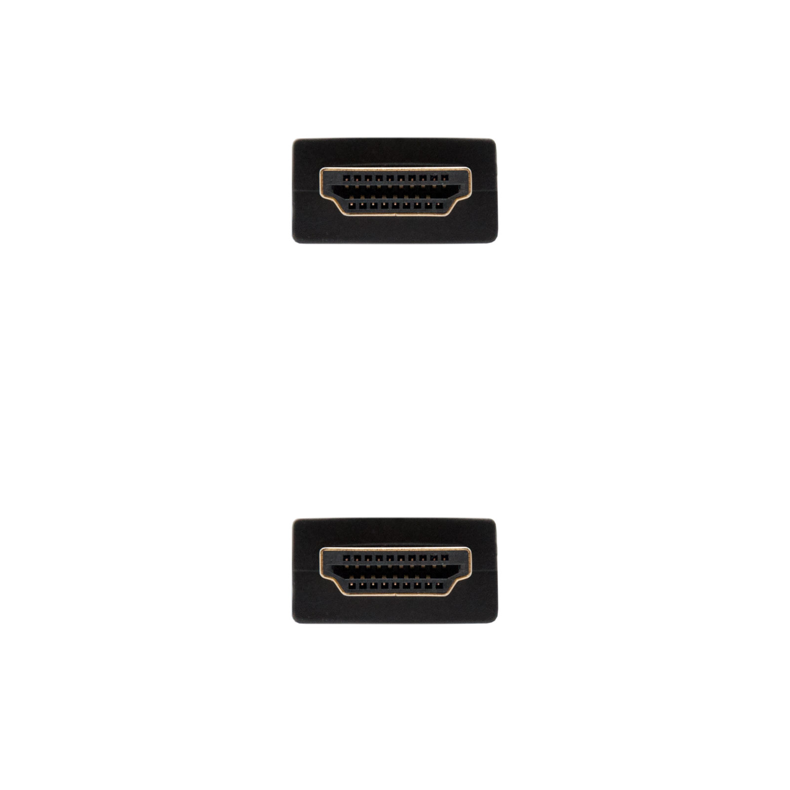 Câble Nanocable HDMI v2.0 Mâle vers HDMI v2.0 Mâle 1m - 4K@60Hz 18Gbps - Couleur Noir