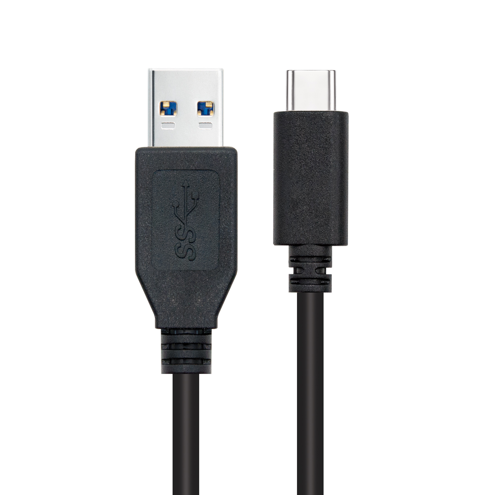 Câble Nanocable USB 3.1 Gen2 10Gbps 3A USB-C/MA/M 2m - Couleur Noir