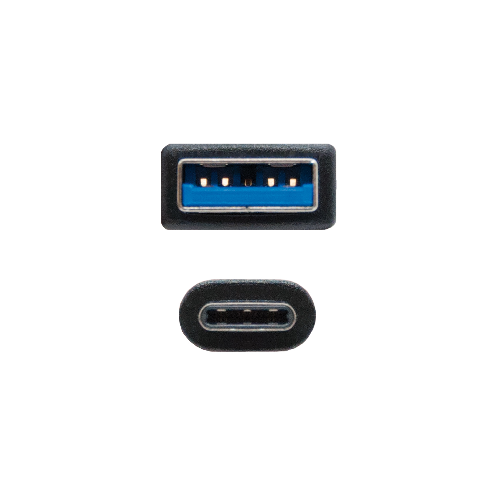 Câble Nanocable USB 3.1 Gen2 10Gbps 3A USB-C/MA/M 2m - Couleur Noir