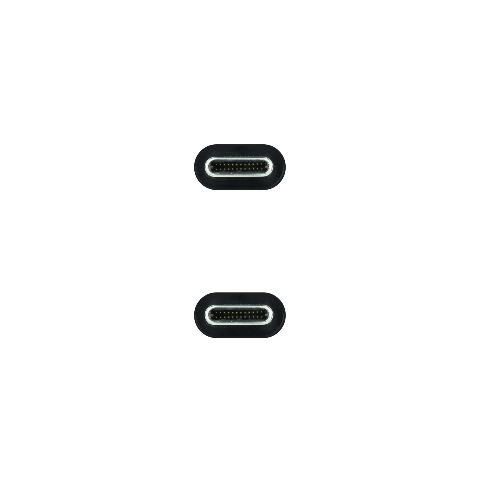 Câble Nanocable USB 3.1 Gen2 5A USB-C/M-USB-C/M 0.5m - Couleur Noir