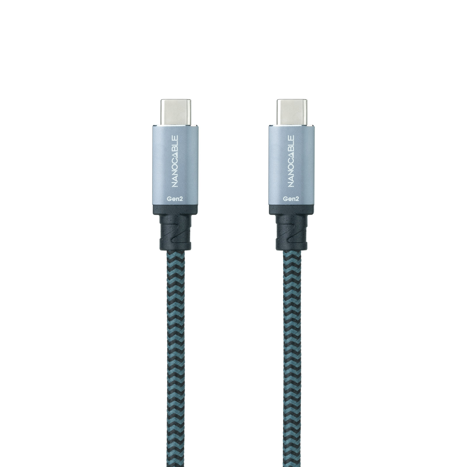 Câble Nanocable USB 3.1 Gen2 5A USB-C/M-USB-C/M 1.5m - Couleur Noir