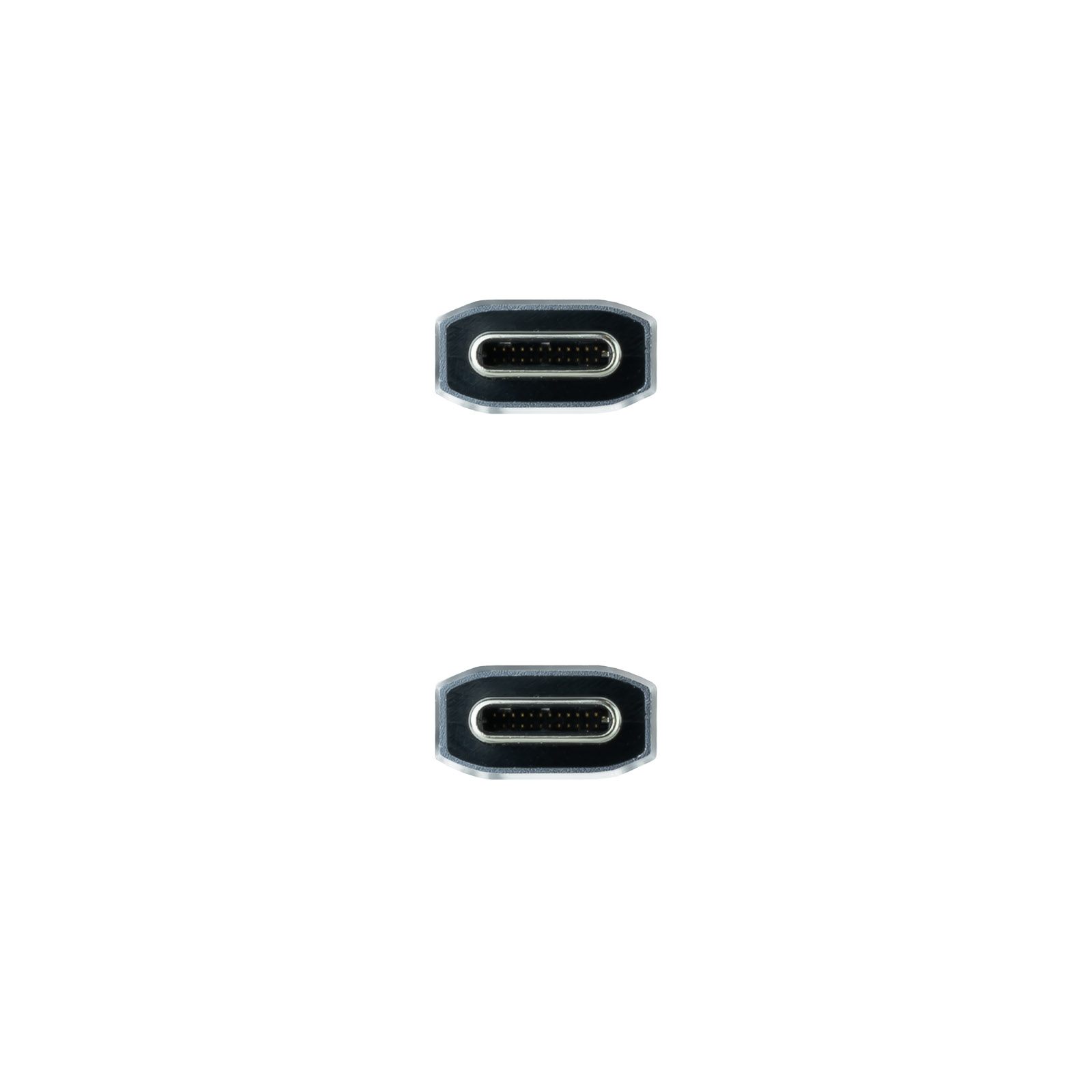 Câble Nanocable USB 3.1 Gen2 5A USB-C/M-USB-C/M 1m - Couleur Noir