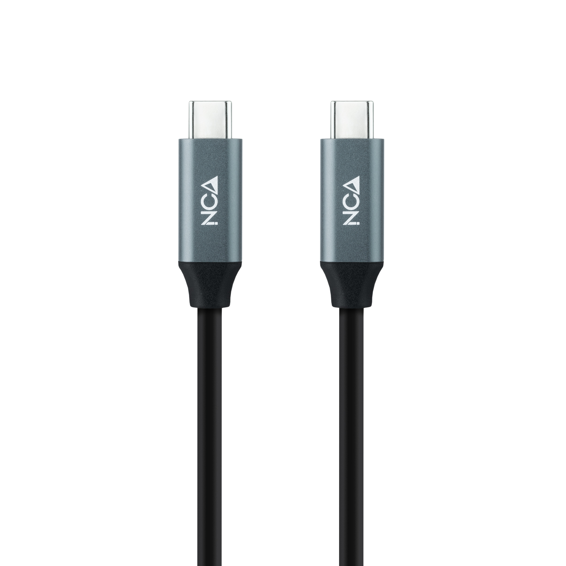 Câble Nanocable USB 3.2 Gen2X2 100W 4K/60Hz USB-C M/M 0.5m - Noir