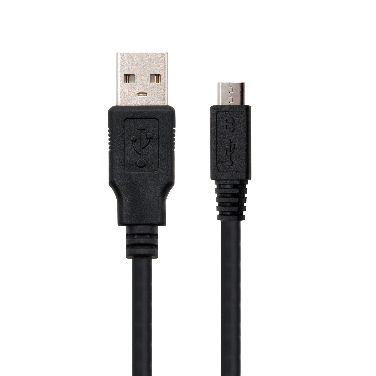 Câble Nanocable USB-A 2.0 Mâle vers Micro-USB Mâle 0.8m