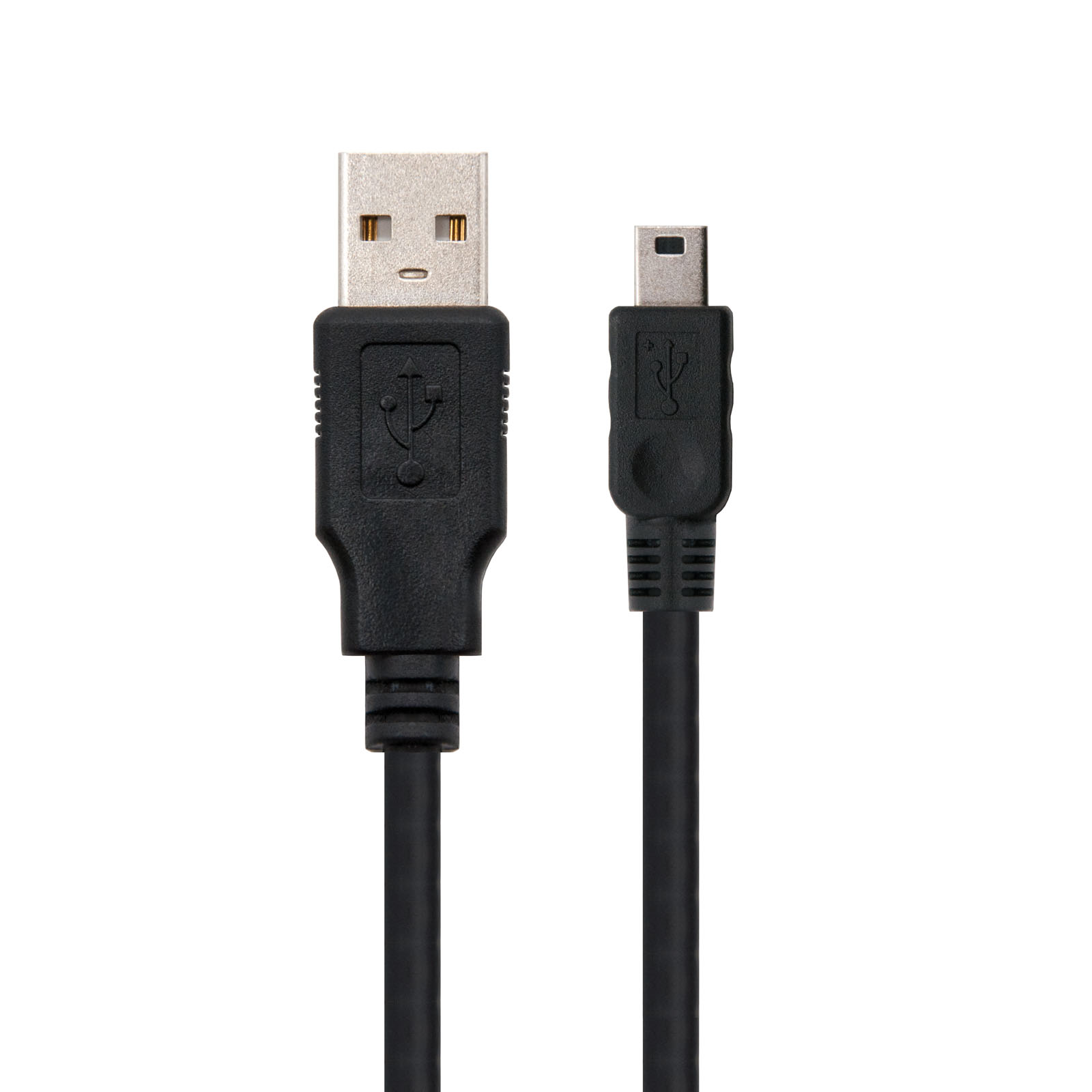 Câble Nanocable USB-A 2.0 Mâle vers Mini-USB Mâle 1m