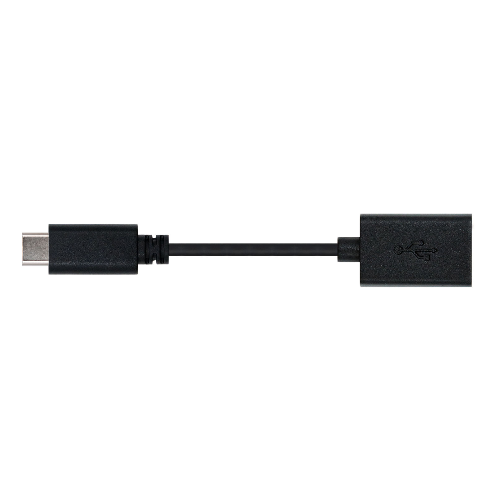 Câble Nanocable USB-C 2.0 Mâle vers USB-A Femelle 15cm