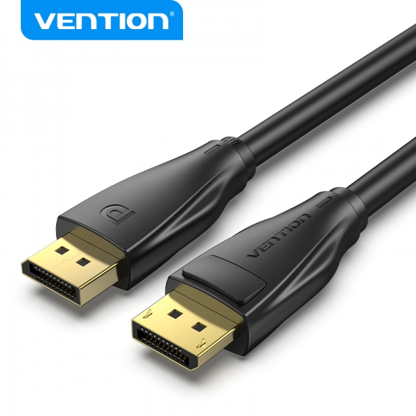 Câble Vention Displayport Mâle vers Displayport Mâle 1.4 8K - 2m - Couleur Noir
