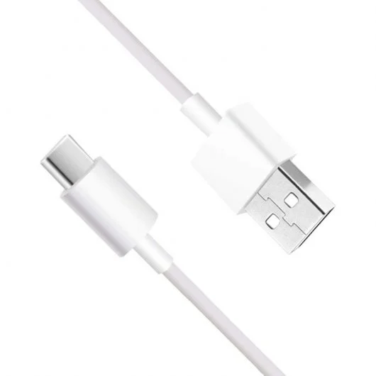 Câble Xiaomi Mi USB-A Mâle vers USB-C Mâle - Longueur 1m - Couleur Blanc