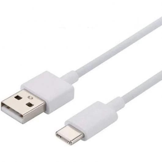 Câble Xiaomi Mi USB-A Mâle vers USB-C Mâle - Longueur 1m - Couleur Blanc