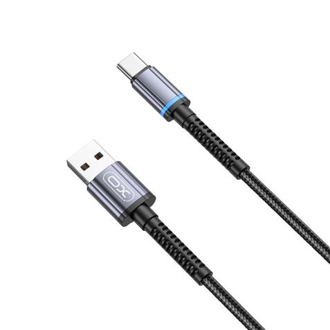 Câble XO NB215 Light Charge Rapide 2A Type C vers USB - 1m - Couleur Noir