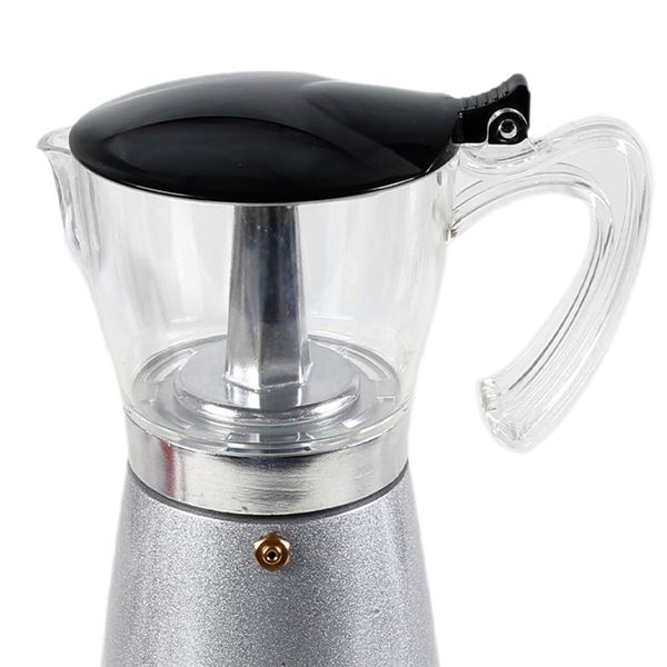 Cafetière filtre Muvip - Électrique - 480 W - Chauffage intégré - Récipient transparent - Capacité pour 6 tasses