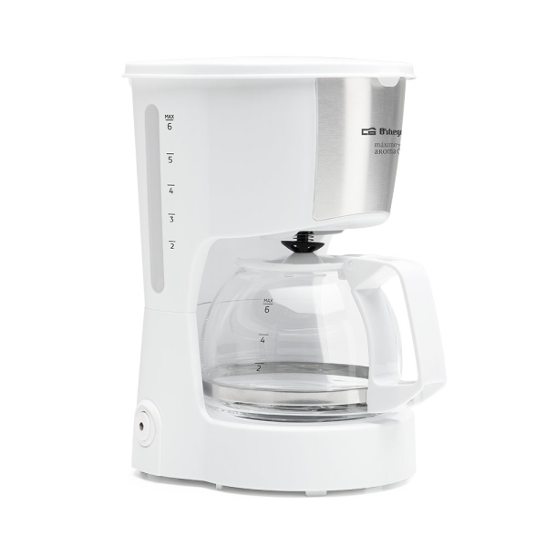 Cafetière filtre Orbegozo CG 4106 - Puissance de 600 W - Capacité de 6 tasses - Filtre amovible et protection anti-goutte
