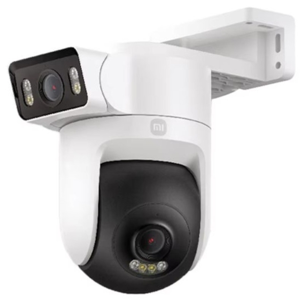 Caméra d'extérieur Xiaomi CW500 Caméra de surveillance double 2,5K WiFi - Vue horizontale complète à 360º - Détection humaine - Vision nocturne intelligente - IP66 - Audio bidirectionnel - Avertissement acoustique et visuel