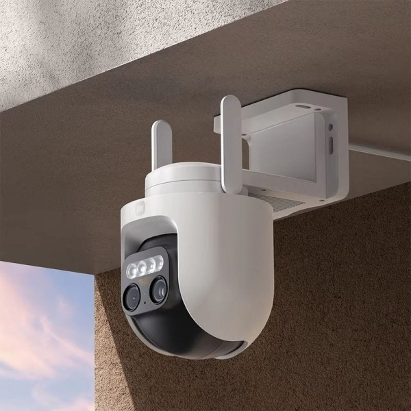 Caméra de surveillance extérieure Xiaomi CW700S 2,5K WiFi - Vue horizontale complète à 360º - Détection humaine - Vision nocturne intelligente - IP66 - Audio bidirectionnel - Avertissement acoustique et visuel