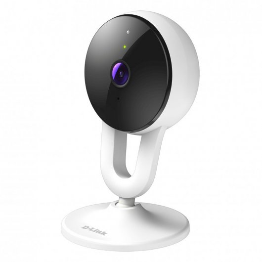 Caméra de vidéosurveillance intérieure D-Link Full HD 1080p WiFi - Microphone et haut-parleur intégrés - Vision nocturne - Angle de vision diagonal de 120° - Détection de mouvement