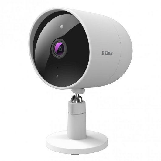 Caméra IP WiFi D-Link Full HD 1080p - Microphone intégré - Vision nocturne - Angle de vision de 135° - Détection de mouvement - Intérieur et extérieur