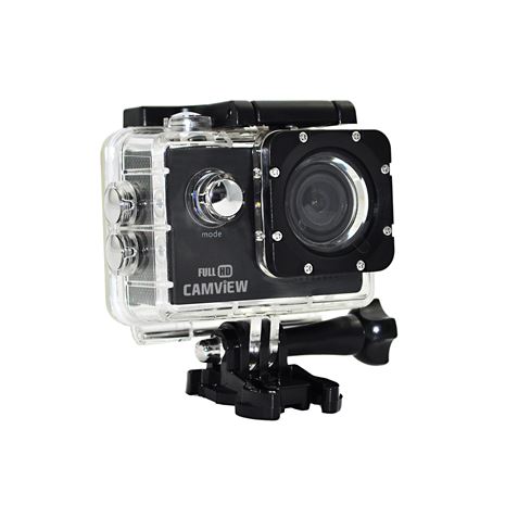 Caméra Sport Camview Full HD 1080P 12MP - Angle 140° - Submersible 30m avec Caisson - Ecran LCD 2"