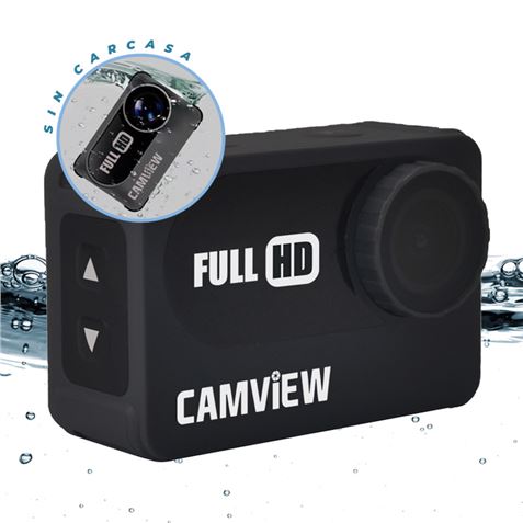 Caméra sport Camview Full HD 1080P - Boîtier étanche - Ecran LCD 2 pouces - 16MP - Wifi