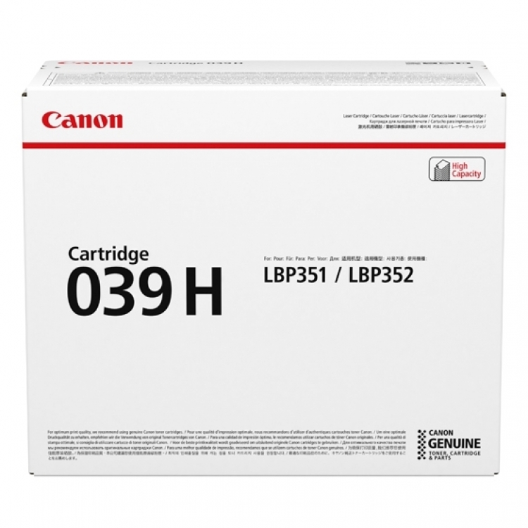 Canon toner noir 039H XL