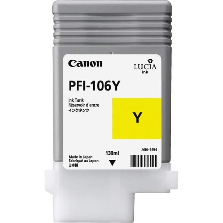 Canon cartouche encre PFI-106Y (130 ml) jaune