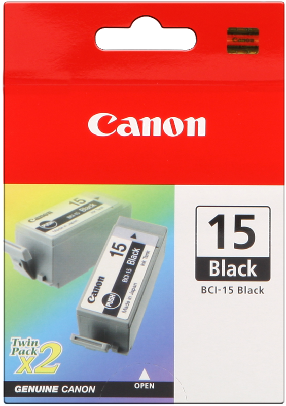 Canon cartouche encre BCI-15bk (8190A002) noir