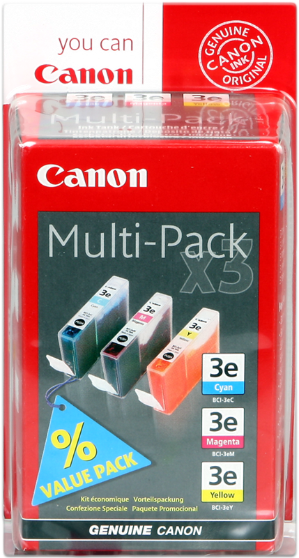 Canon Multipack BCI-3ex (4480A262) Cyan / Magenta / Jaune
