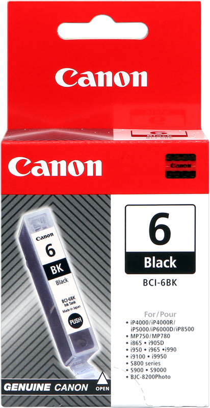 Canon cartouche encre BCI-6bk (4705A002) noir