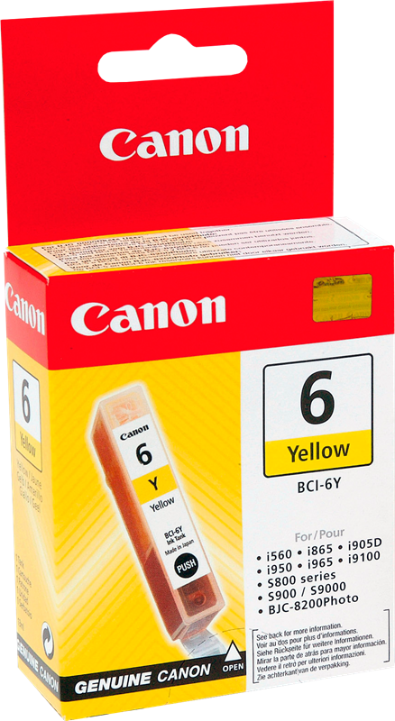 Canon cartouche encre BCI-6y (4708A002) jaune