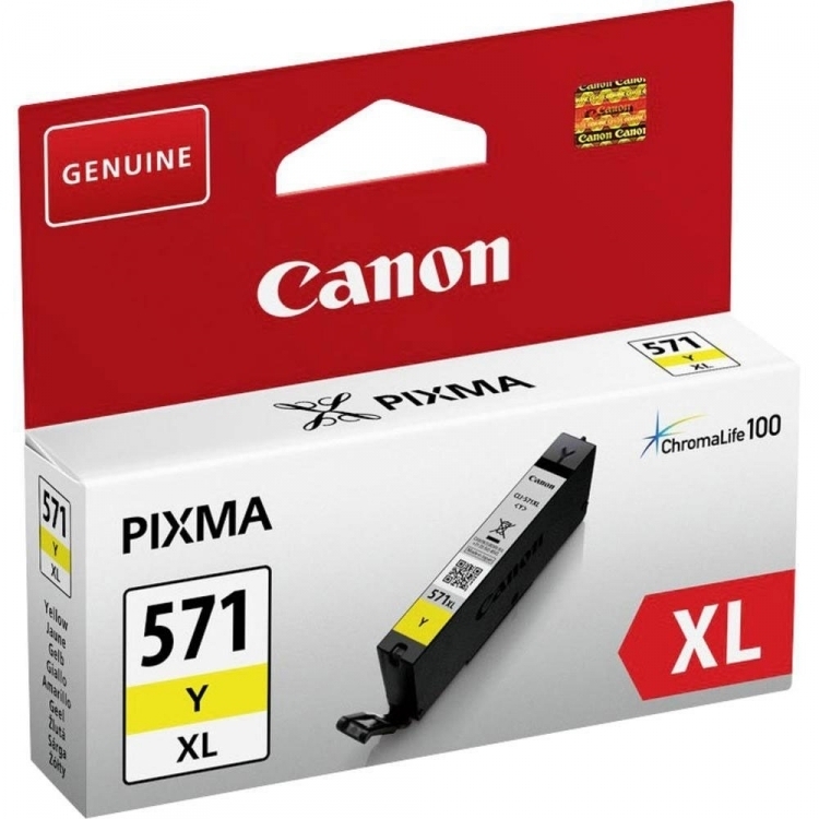 Canon cartouche encre CLI-571XL Y jaune