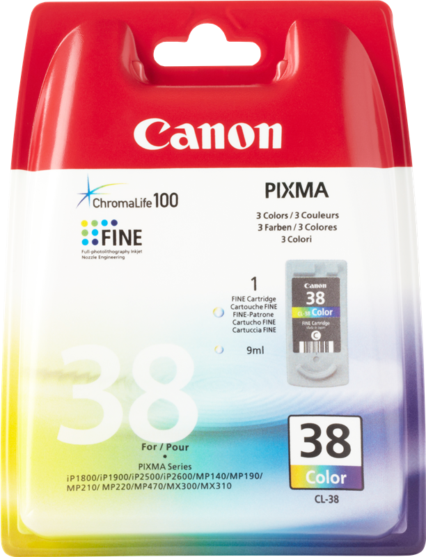 Canon cartouche encre CL-38 couleur