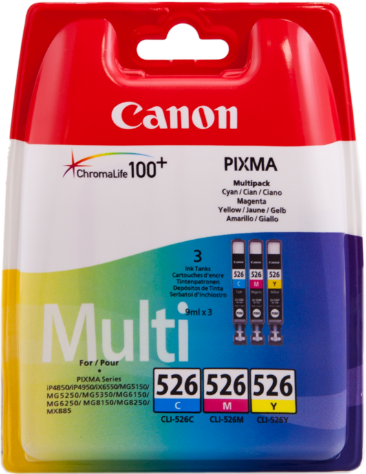 Canon MultiPack CLI-526, 3 cartouches