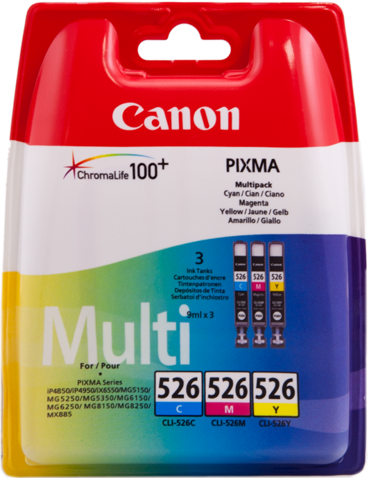 Cartouche d'encre Canon PGI-525 CLI-526 Lot de 5 Cartouches d'encre  compatible avec Imprimante Pixma MG5150