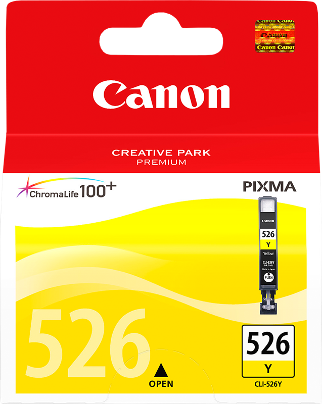 Canon CLI-526Y Jaune - Cartouche jet d'encre d'origine