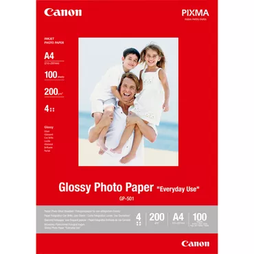 Canon GP-501 Papier Photo Brillant A4 200gr 100 Feuilles