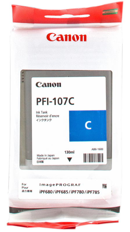 Canon Cartouche encre PFI-107c (6706B001) cyan