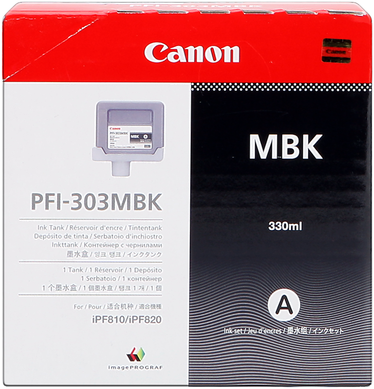 Canon Cartouche encre PFI-303bk (2958B001) noir