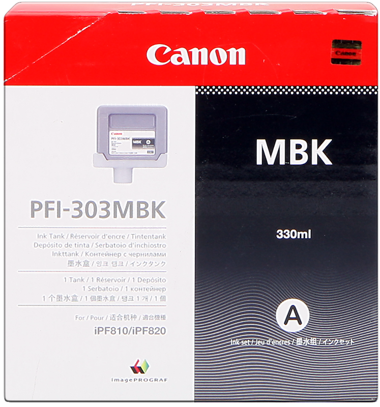 Canon Cartouche encre PFI-303mbk (2957B001) Noir mat