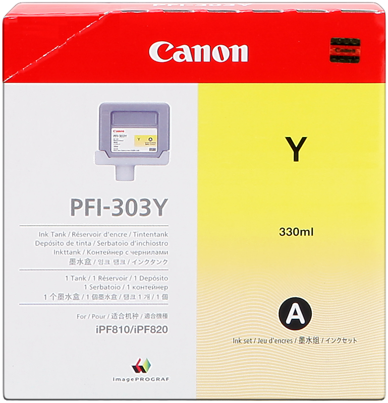 Canon Cartouche encre PFI-303y (2961B001) jaune