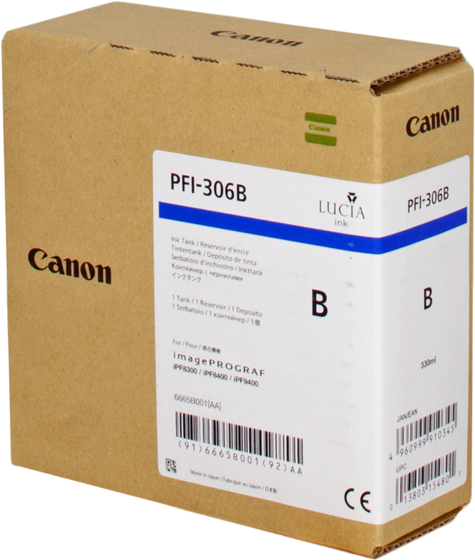 Canon Cartouche encre PFI-306B bleu