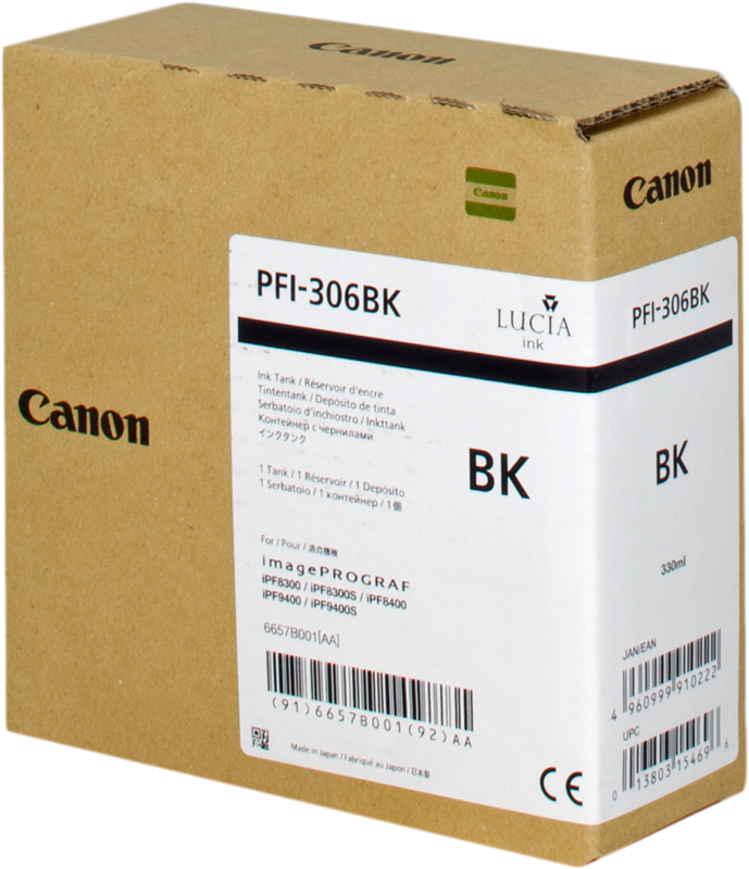 Canon Cartouche encre PFI-306BK noir