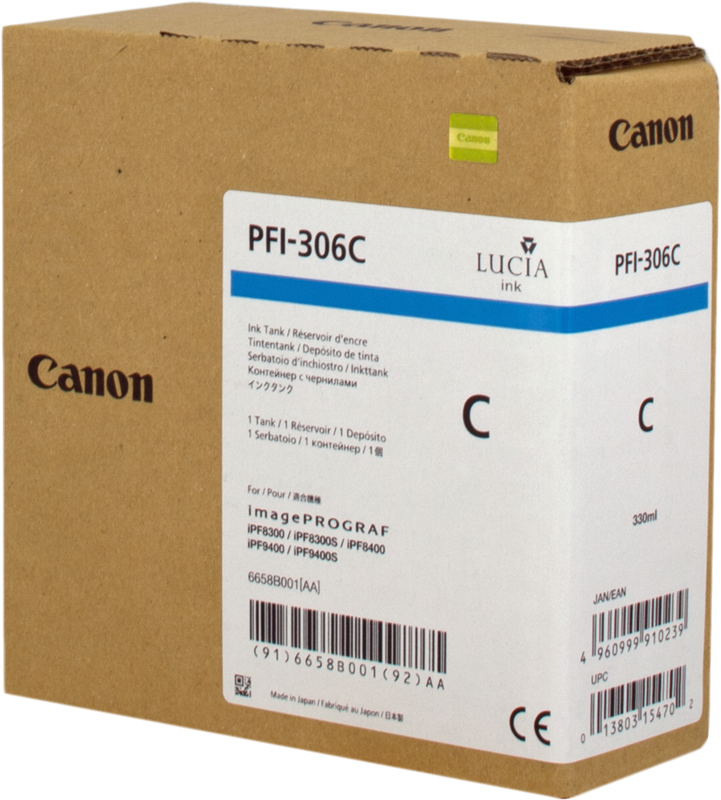 Canon Cartouche encre PFI-306C cyan