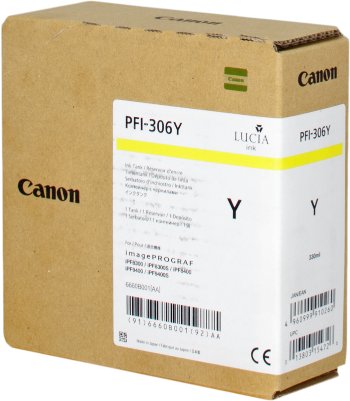 Canon Cartouche encre PFI-306Y jaune