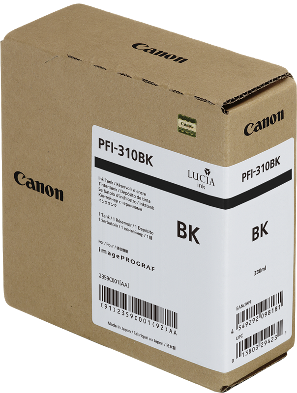 Canon Cartouche encre PFI-310bk (2359C001) Noir