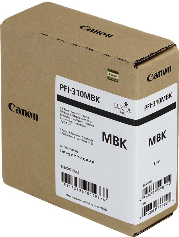 Canon Cartouche encre PFI-310mbk (2358C001) noir mat