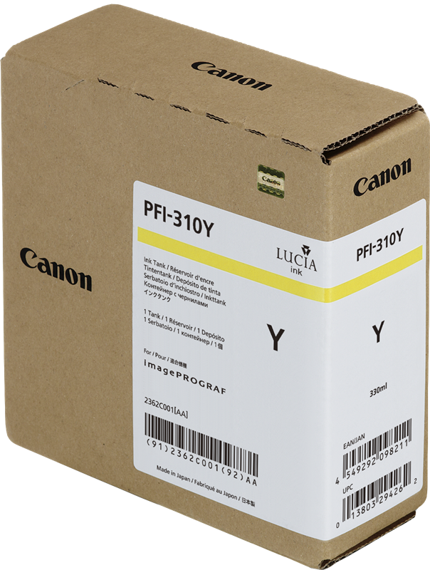 Canon Cartouche encre PFI-310y (2362C001) Jaune