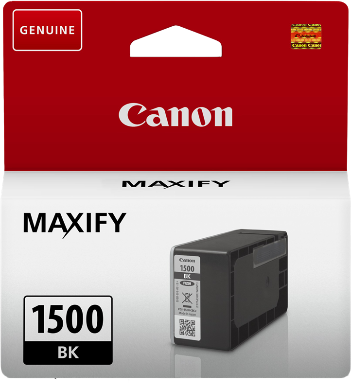 Canon Cartouche encre PGI-1500bk (9218B001) Noir